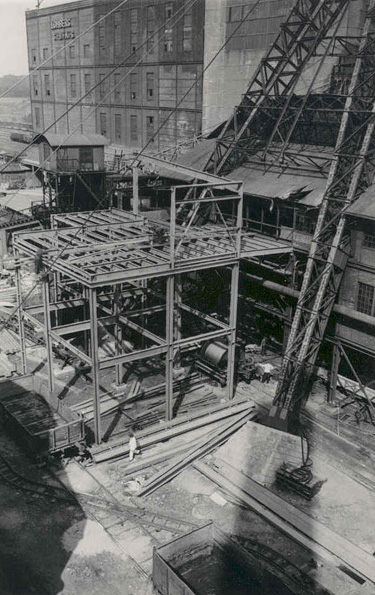 Erweiterung Hängebank 1958