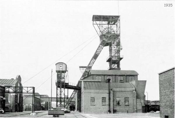 Lohberg 2 Mitte der 1930er Jahre